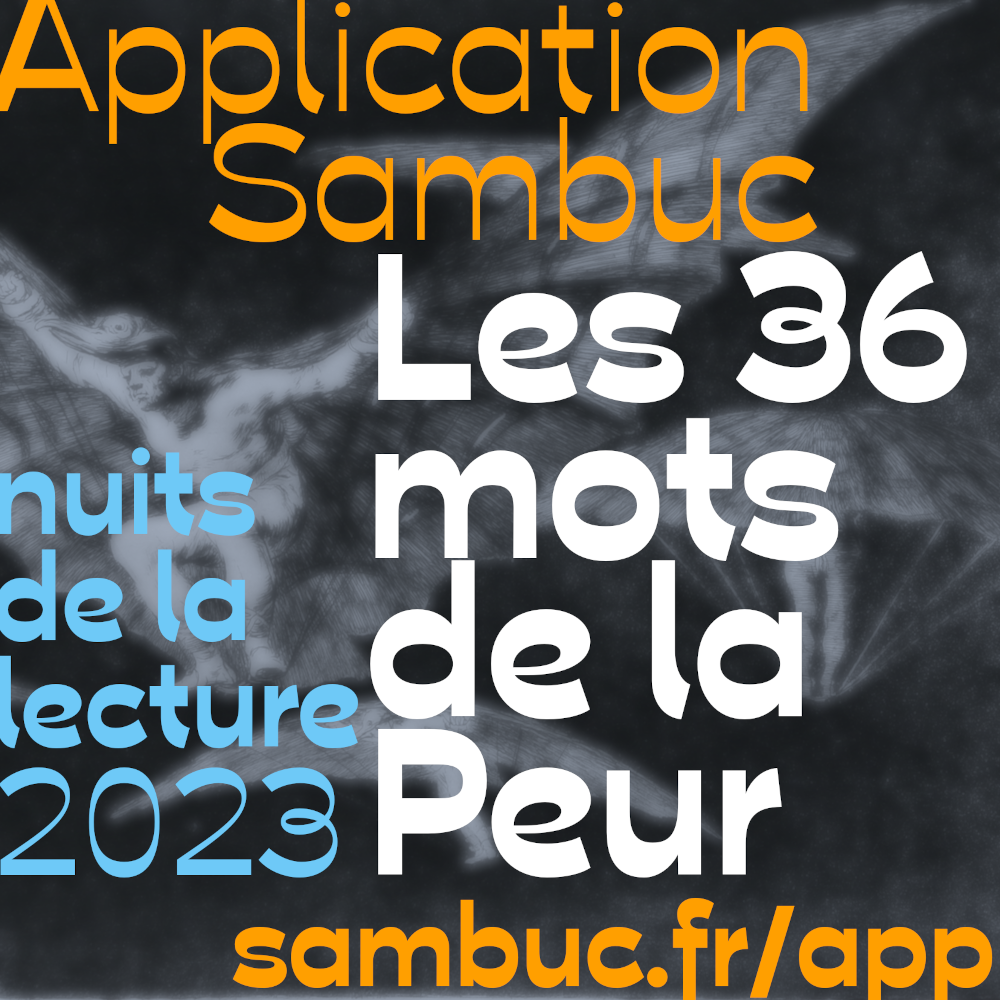 Logo de l'application : Les 36 Mots de la peur.