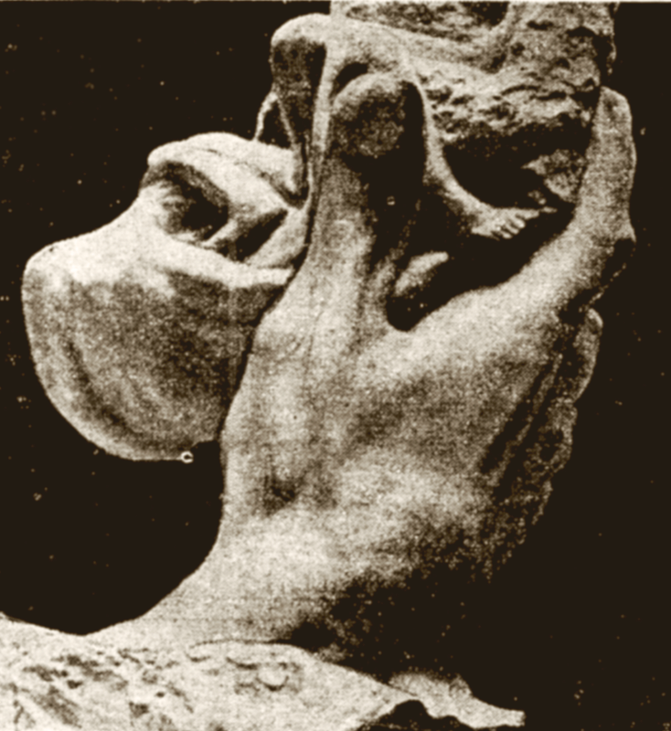 “Rodin, Main de dieu (photographie, DR)”. Image du livre : Éloge de la main (par Henri Focillon)