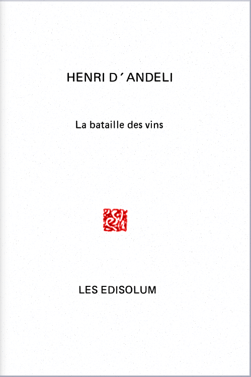 (Couverture : La Bataille des vins)