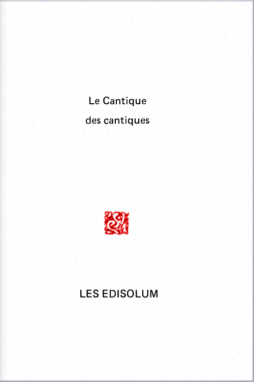 Couverture : Le Cantique des cantiques ()