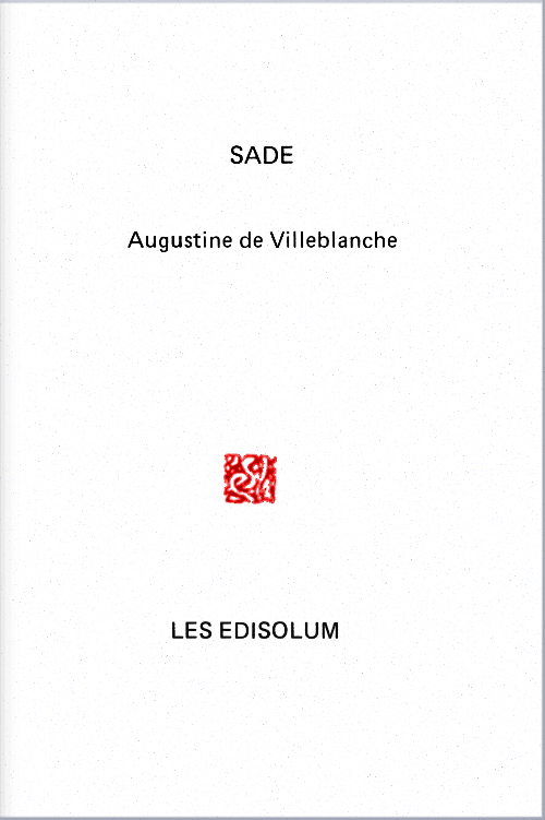 Couverture : Augustine de Villeblanche (par Donatien Alphonse de Sade)