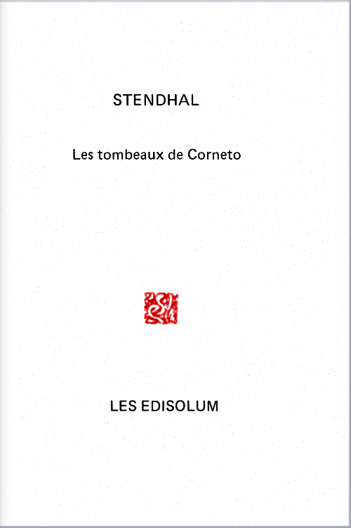 (Couverture : Les Tombeaux de Corneto)