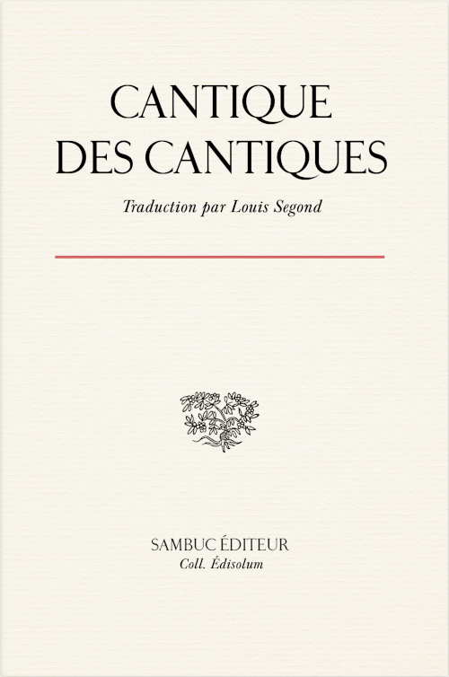 (Couverture : Cantique des cantiques)