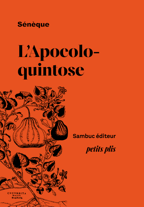 Couverture du livre `L’Apocoloquintose`