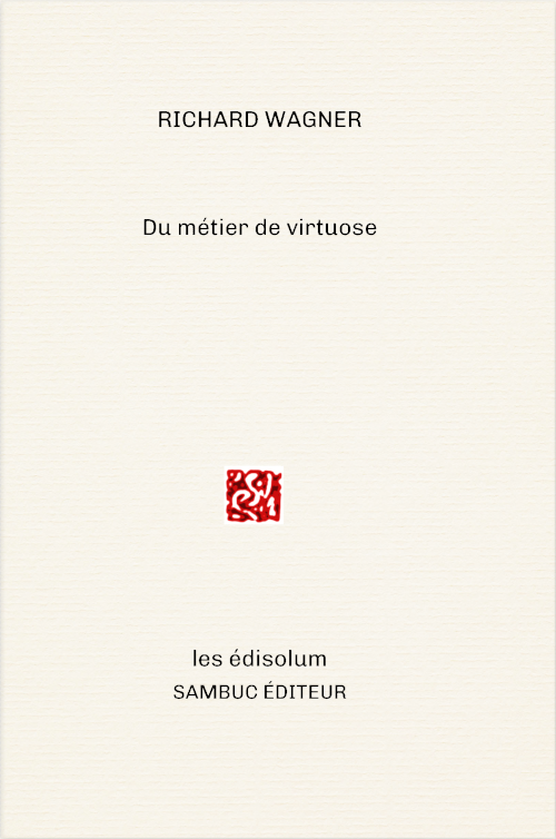 (Couverture : Du métier de virtuose)