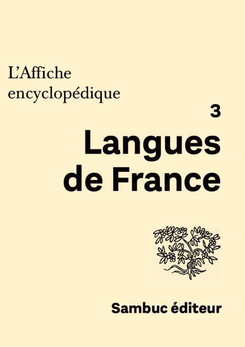 Couverture : Langues de France (L’Affiche encyclopédique n°3)