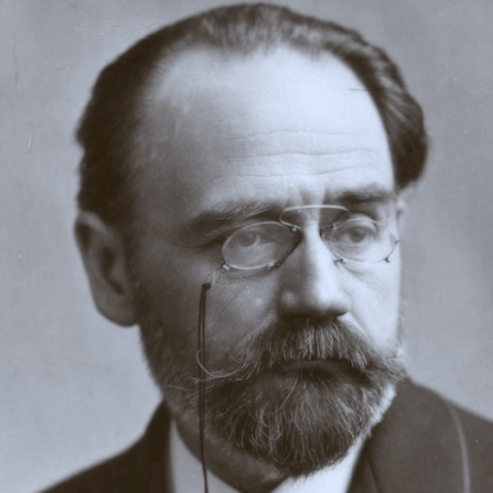 Portrait d'Émile Zola en 1890