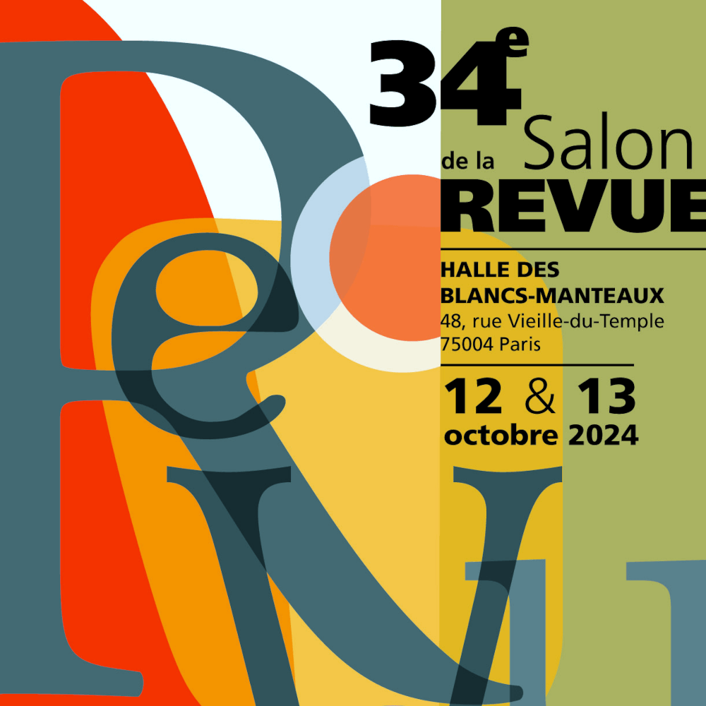 Détail de l'affiche du 34e Salon de la Revue. (c) Association Ent'Revues