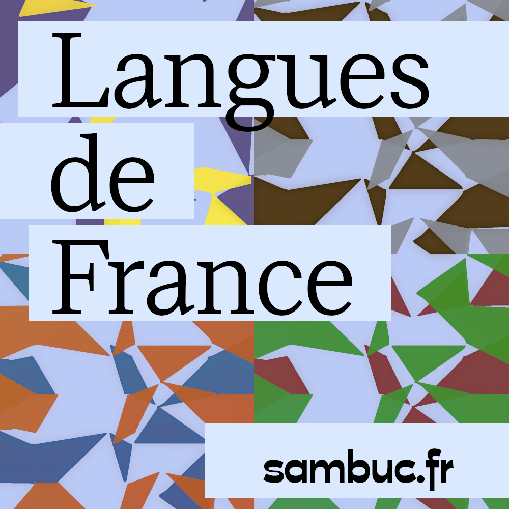 Affiche de la série Langues de France et d’outre-mer / © Israfil Dough