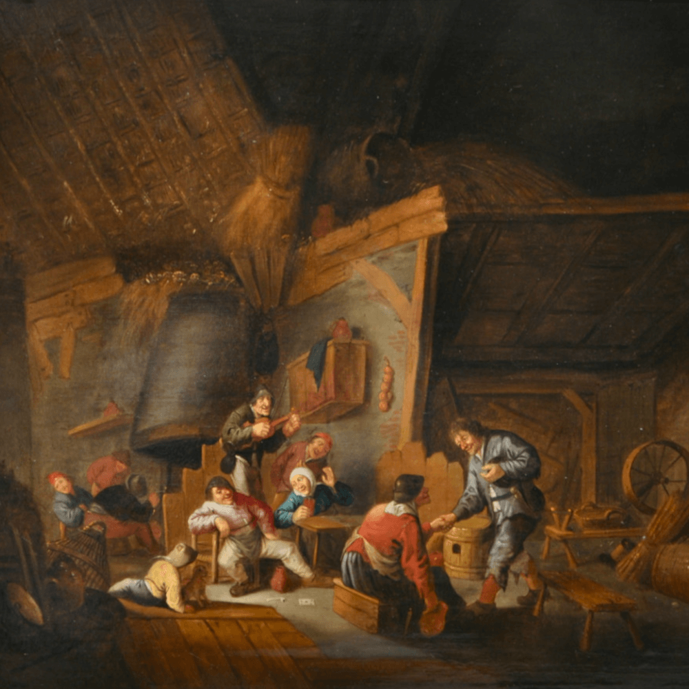 Cornelis Mahu, Intérieur d'une taverne (1645 ?)